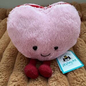Jellycat Pink Colette Heart Macaron